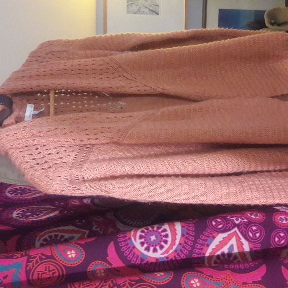 O'Neill Boho Sweater XS Cardigan Coral - Picture 4 of 5